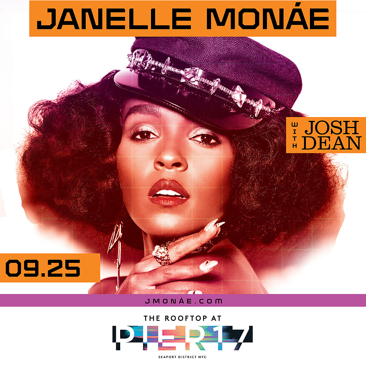 Janelle Monae @ Rooftop at Pier 17 on BrooklynVegan Presale (Password Here)