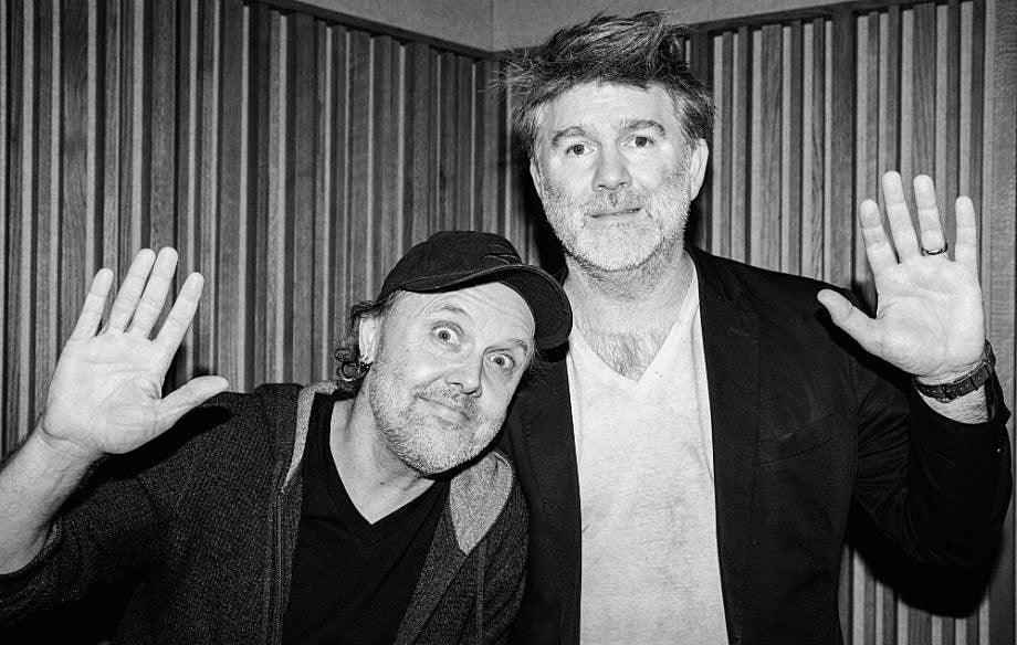 watch Metallica’s Lars Ulrich interview LCD Soundsystem’s James Murphy
