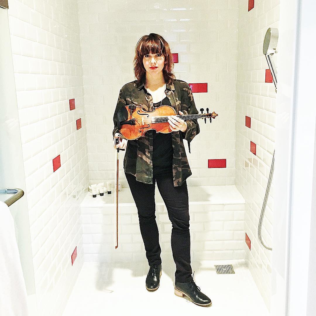 Sarah Neufeld & Eartheater played Virgin Hotel