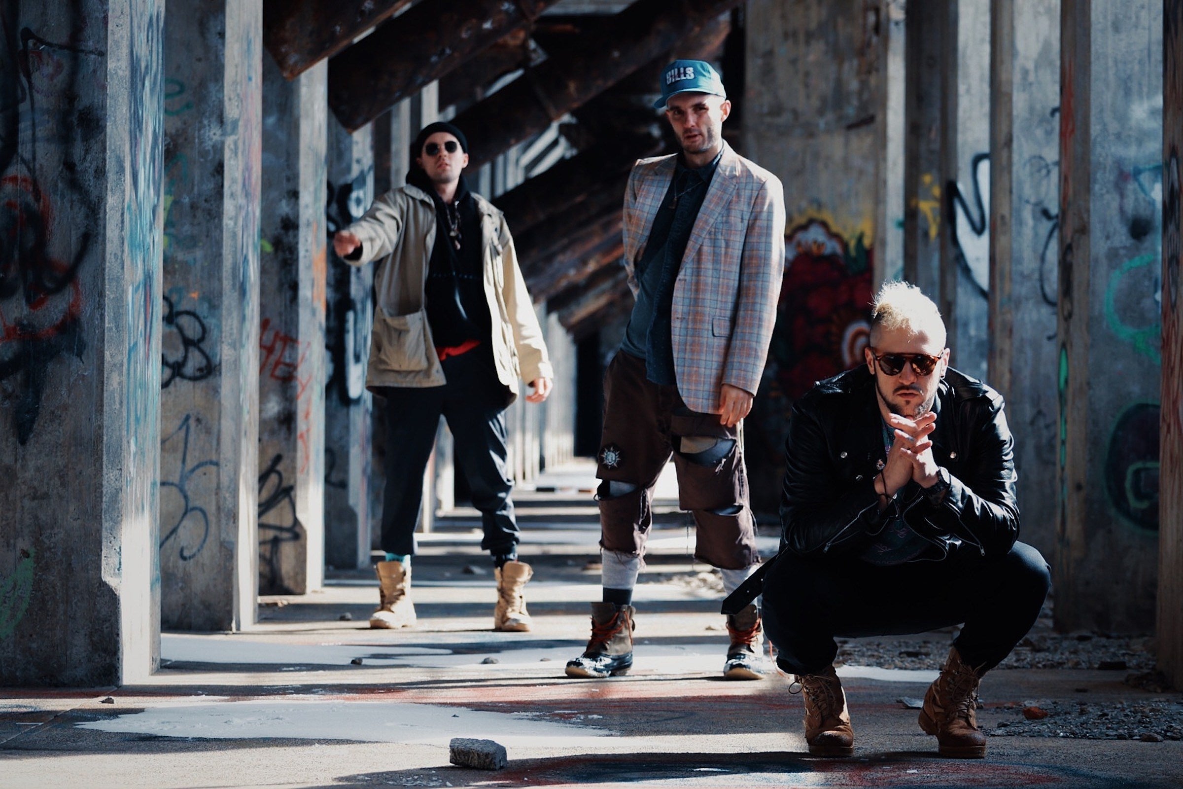 watch Buffalo alt-rap trio 14 trapdoors’ new “The Rain” video