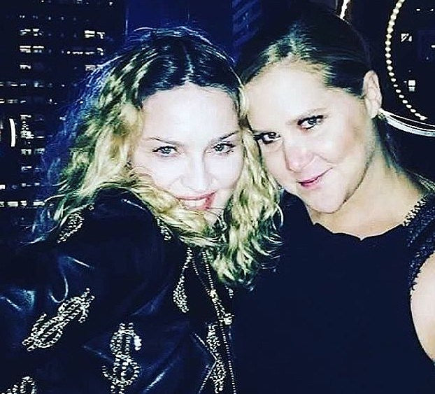 Madonna opened for Amy Schumer at MSG (!), offered blow jobs for Hillary