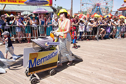 2015 Coney Island Mermaid Parade details +++ fireworks return to boardwalk every Friday & after 9 Cyclones games