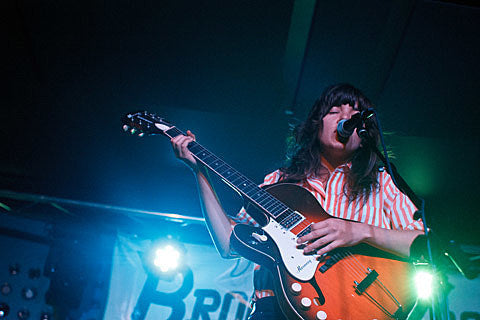 Courtney Barnett, who opens for Blur on Friday, playing Baby’s All Right on Saturday with Widowspeak
