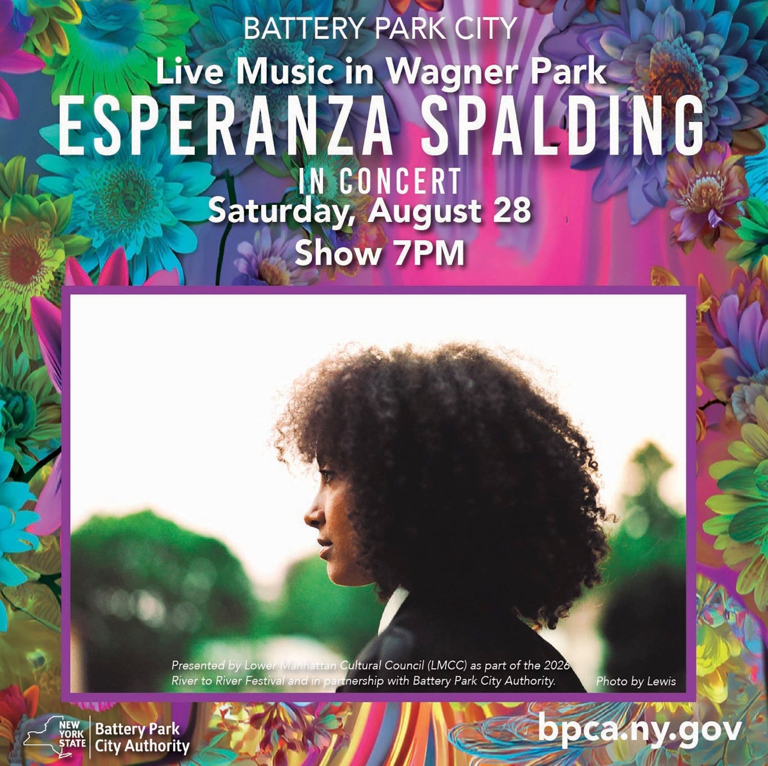 Free shows In NYC’s Battery Park City this summer: Esperanza Spalding, The War & Treaty, Red Baraat, more