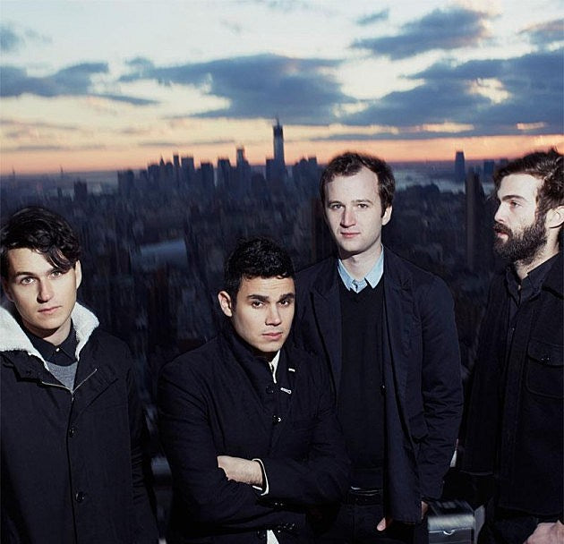 Vampire Weekend playing a Bernie Sanders rally in Washington Square Park on Wednesday