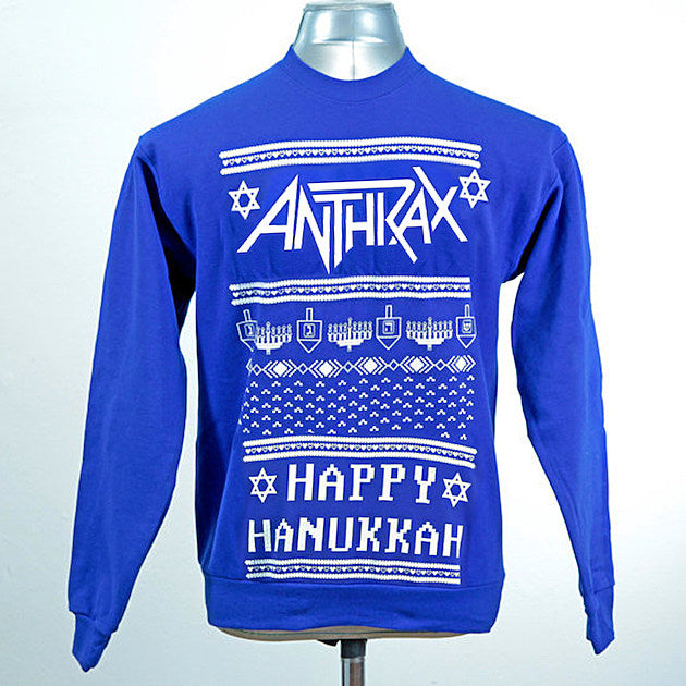 Anthrax sued for copyright infringement over Hanukkah sweater design