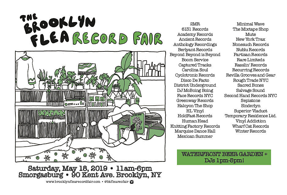 Brooklyn Flea Record Fair announces Spring 2019 date & vendor lineup