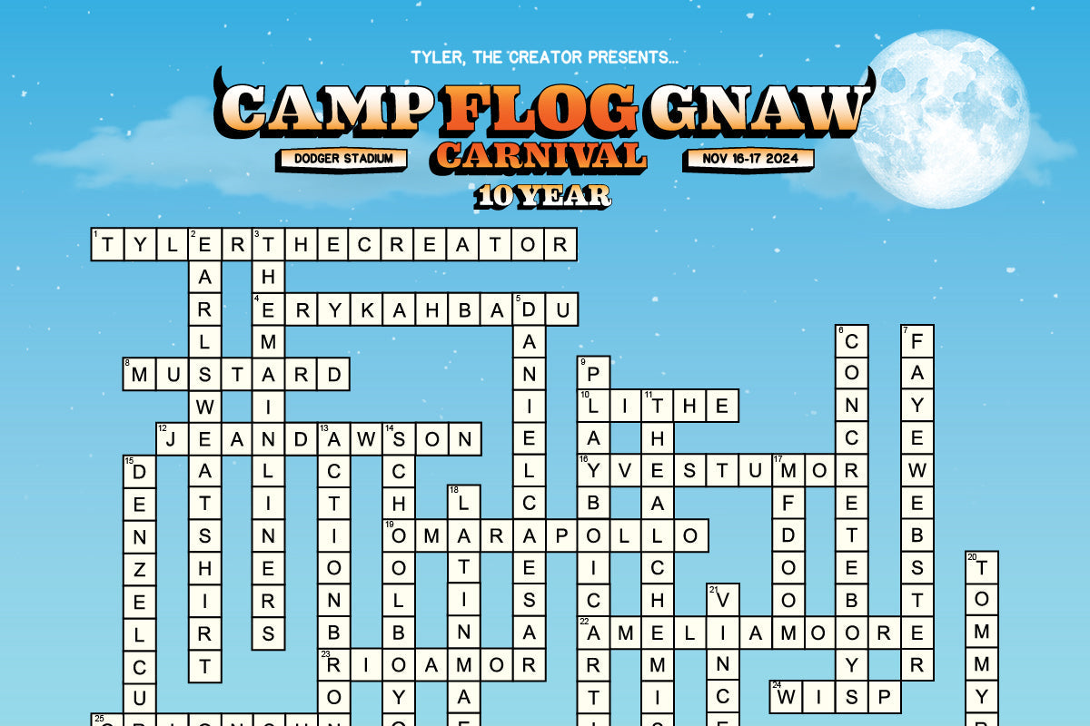 Camp Flog Gnaw 2024 lineup (Tyler, Earl, André 3000, Erykah Badu, MF DOOM tribute & more)