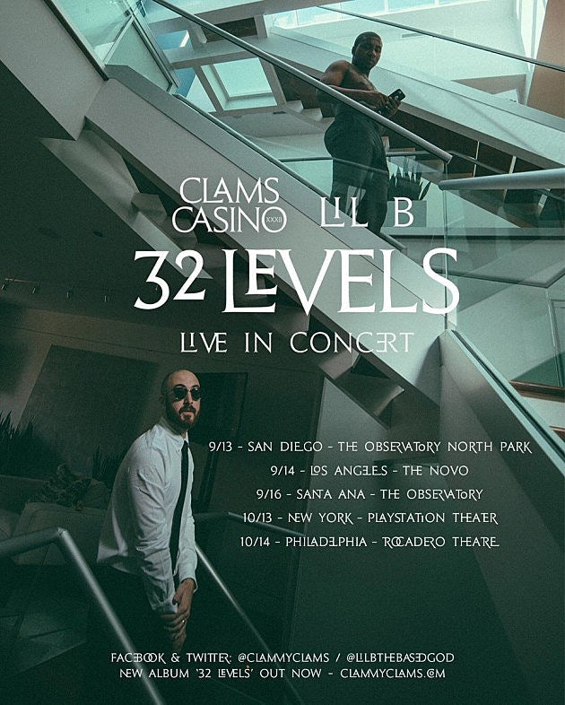 Clams Casino & Lil B going on co-headlining tour