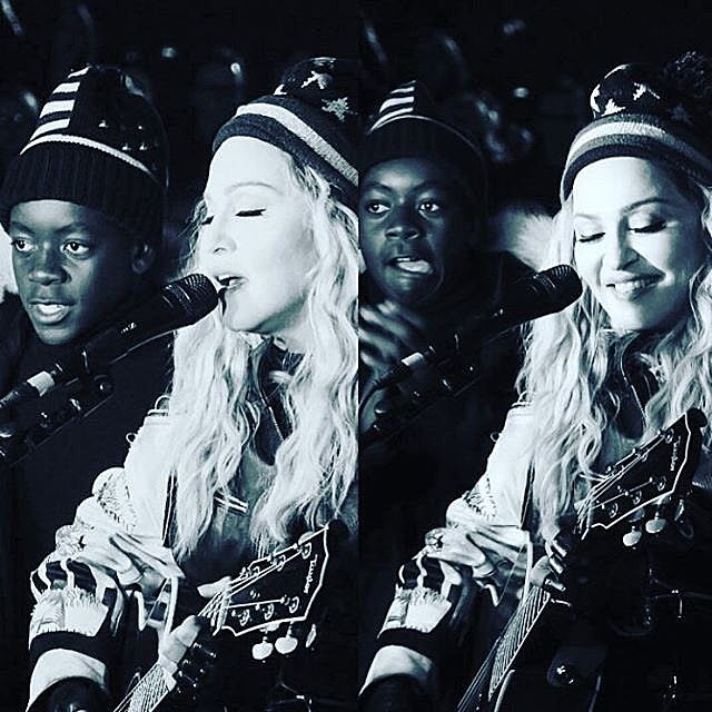 Madonna played Washington Square Park to help get out the vote (for Hillary)