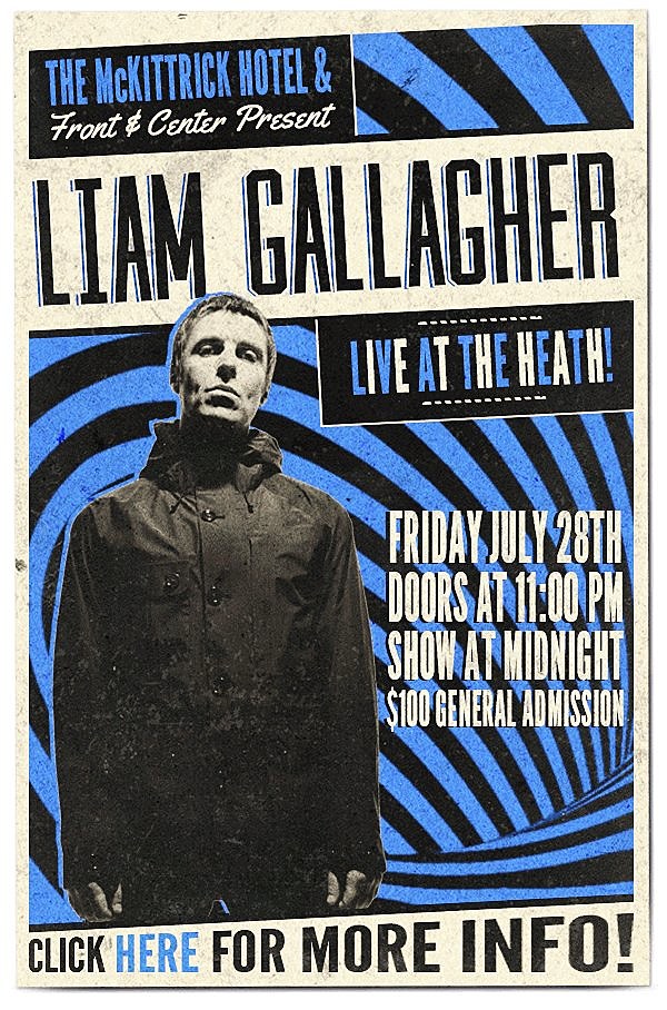 Liam Gallagher’s secret show is at McKittrick Hotel