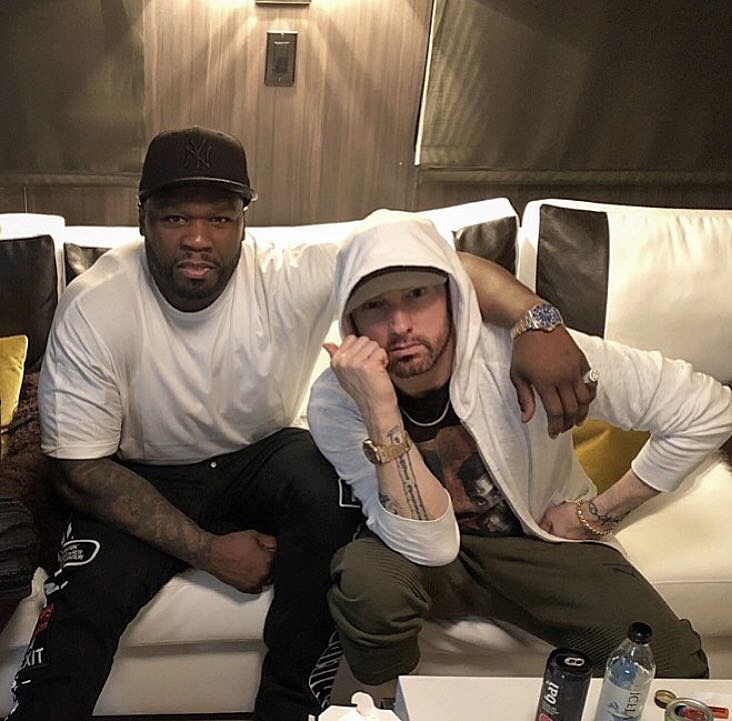 Dr. Dre & 50 Cent joined Eminem at Coachella (watch)