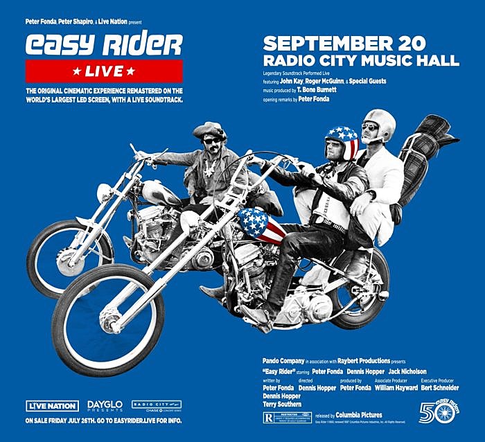 ‘Easy Rider Live’ @ Radio City Music Hall on BrooklynVegan presale (password here)