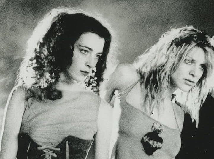 Courtney Love & Melissa Auf der Maur playing NYC Planned Parenthood benefit