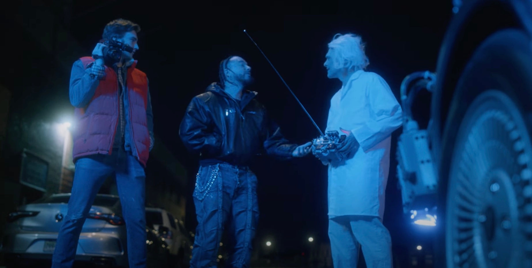 J Balvin announces 2025 tour with ‘Back to the Future’ homage trailer video