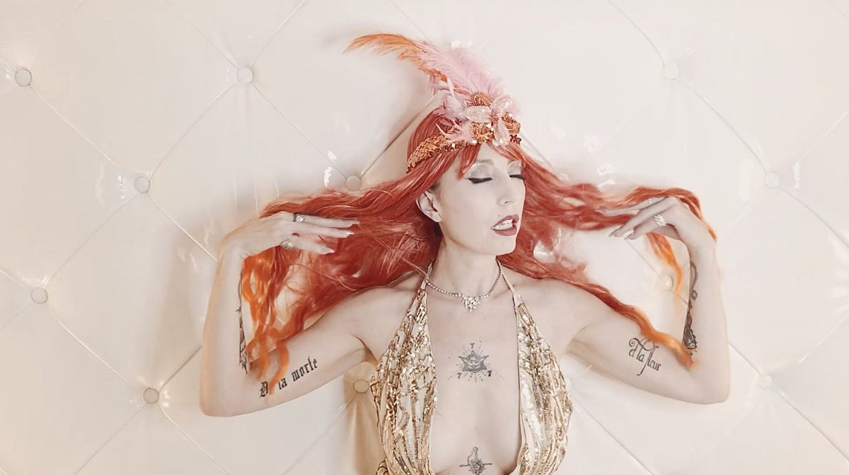 Sera Timms (Black Math Horseman, Ides of Gemini) goes art pop with LVXURI project (new video)