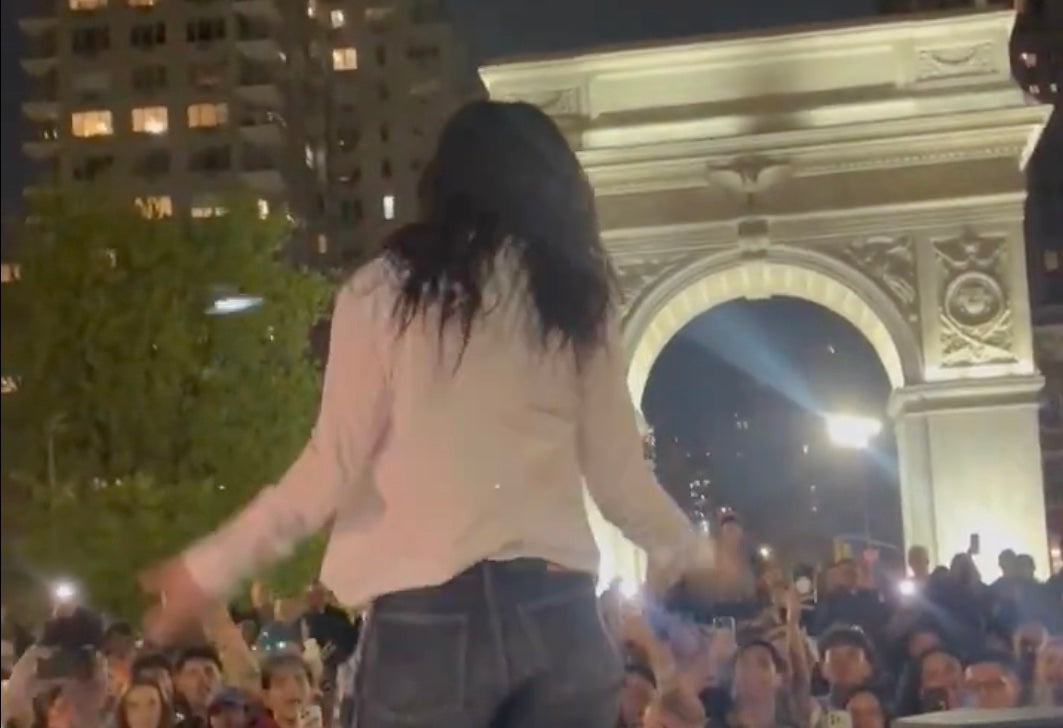 Watch Lorde debut “What Was That” in Washington Square Park, following an initial shutdown