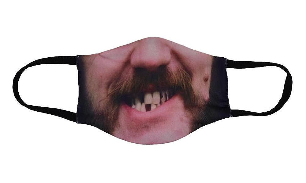 Motörhead selling amazing Lemmy facemasks