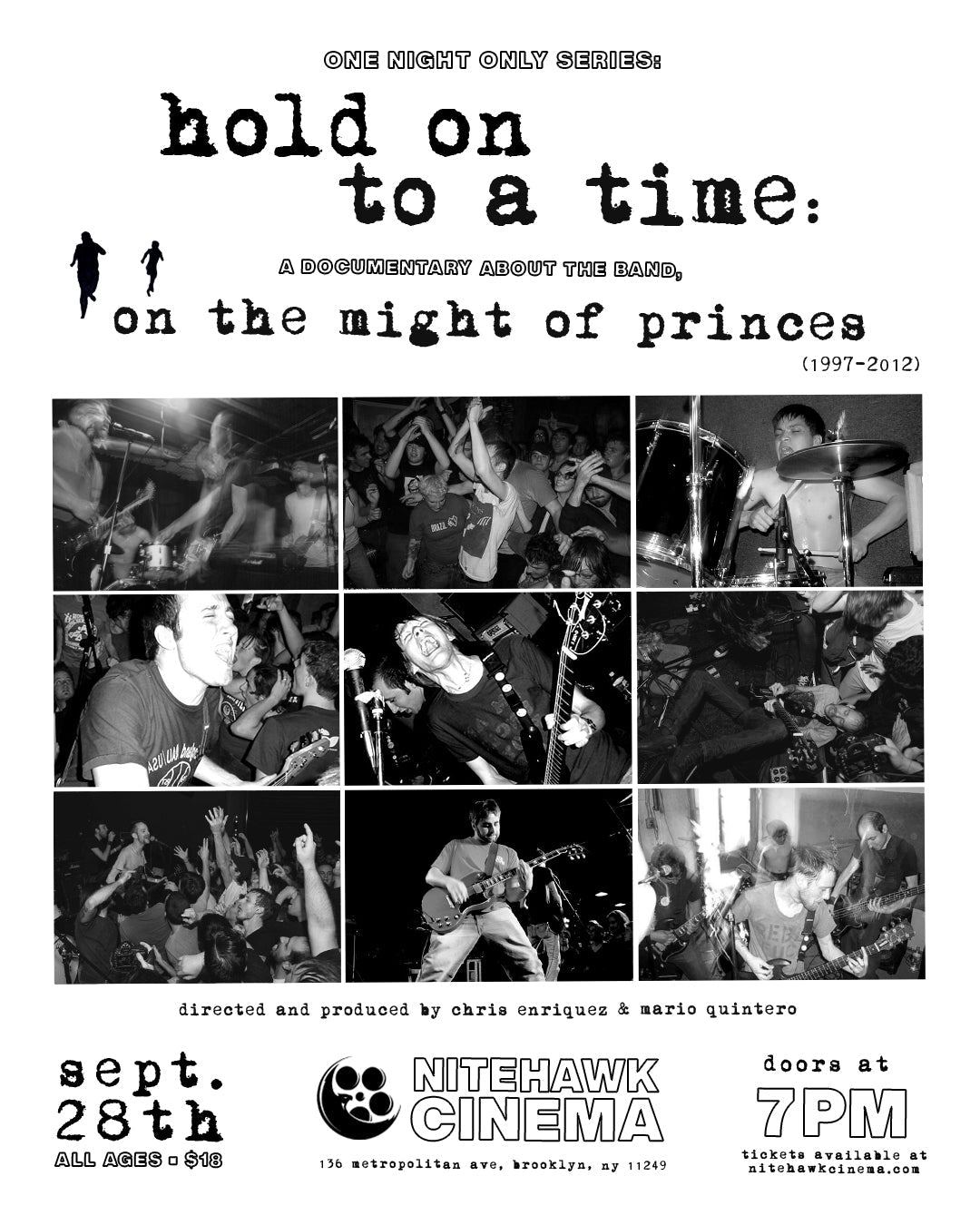 On The Might of Princes documentary premiering in NYC w/ Q&A