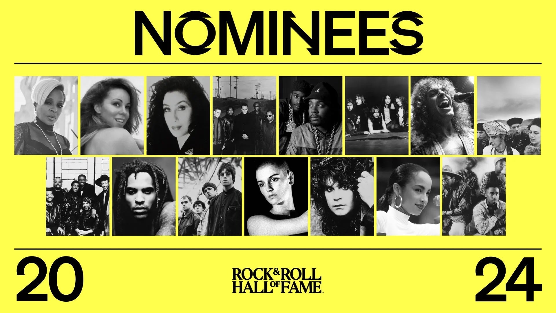 Rock Hall 2024: Sinéad O’Connor, Oasis, Sade, Cher, Mariah Carey & more nominated for induction