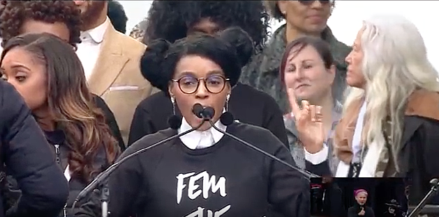 watch Janelle Monae & Maxwell speak and perform at the Women’s March in DC