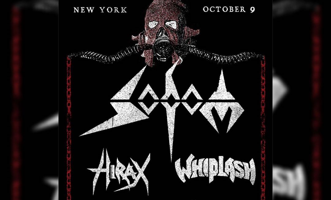 Sodom playing first NYC show in 18 years with Whiplash & Hirax & other rare US dates