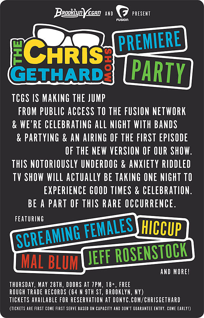 What’s going on Thursday? (Chris Gethard premiere party, NYC Popfest, JSBX, Devo tribute, Hudson Mohawke, more)