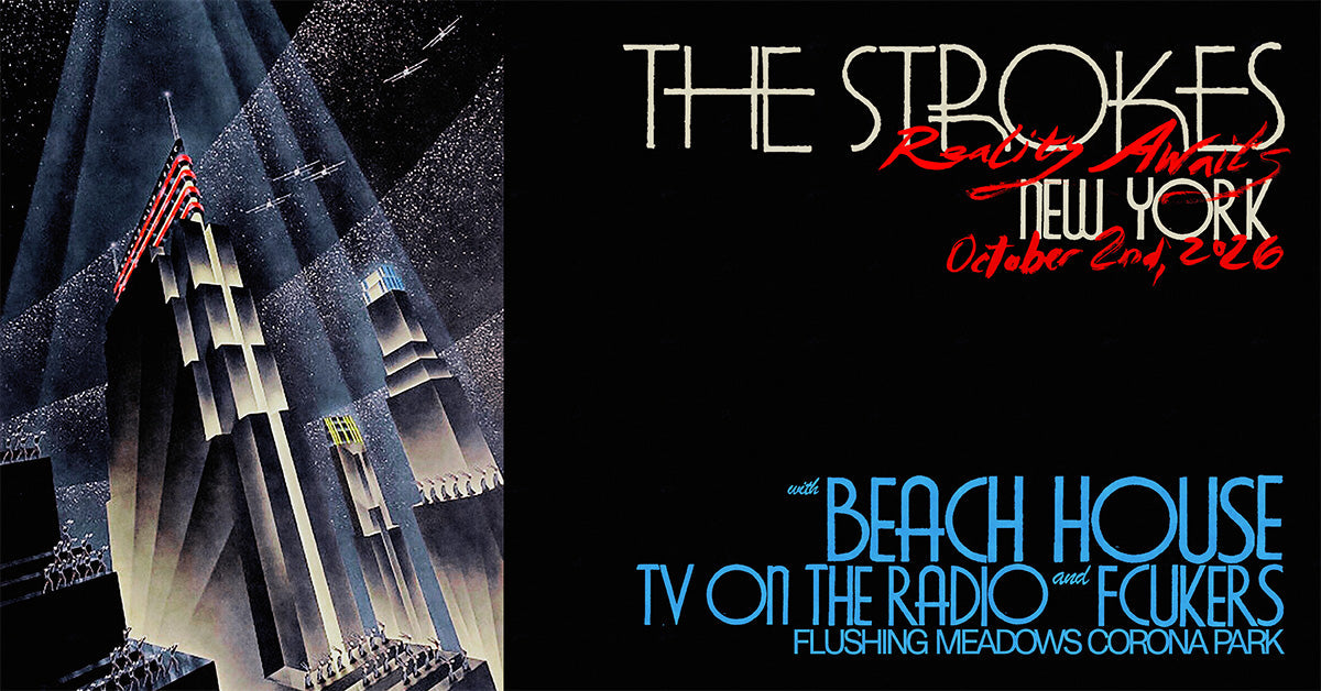 The Strokes announce huge NYC show w/ Beach House, TV on the Radio & Fcukers at Flushing Meadows Corona Park