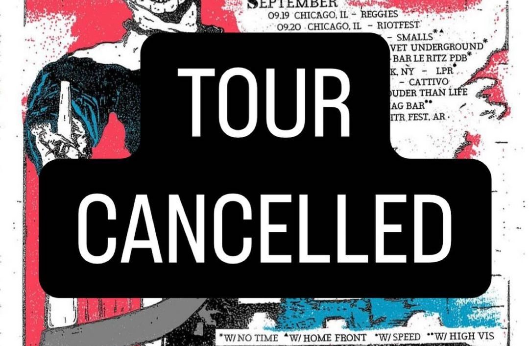 The Chisel cancel US tour, including Riot Fest and shows with Speed