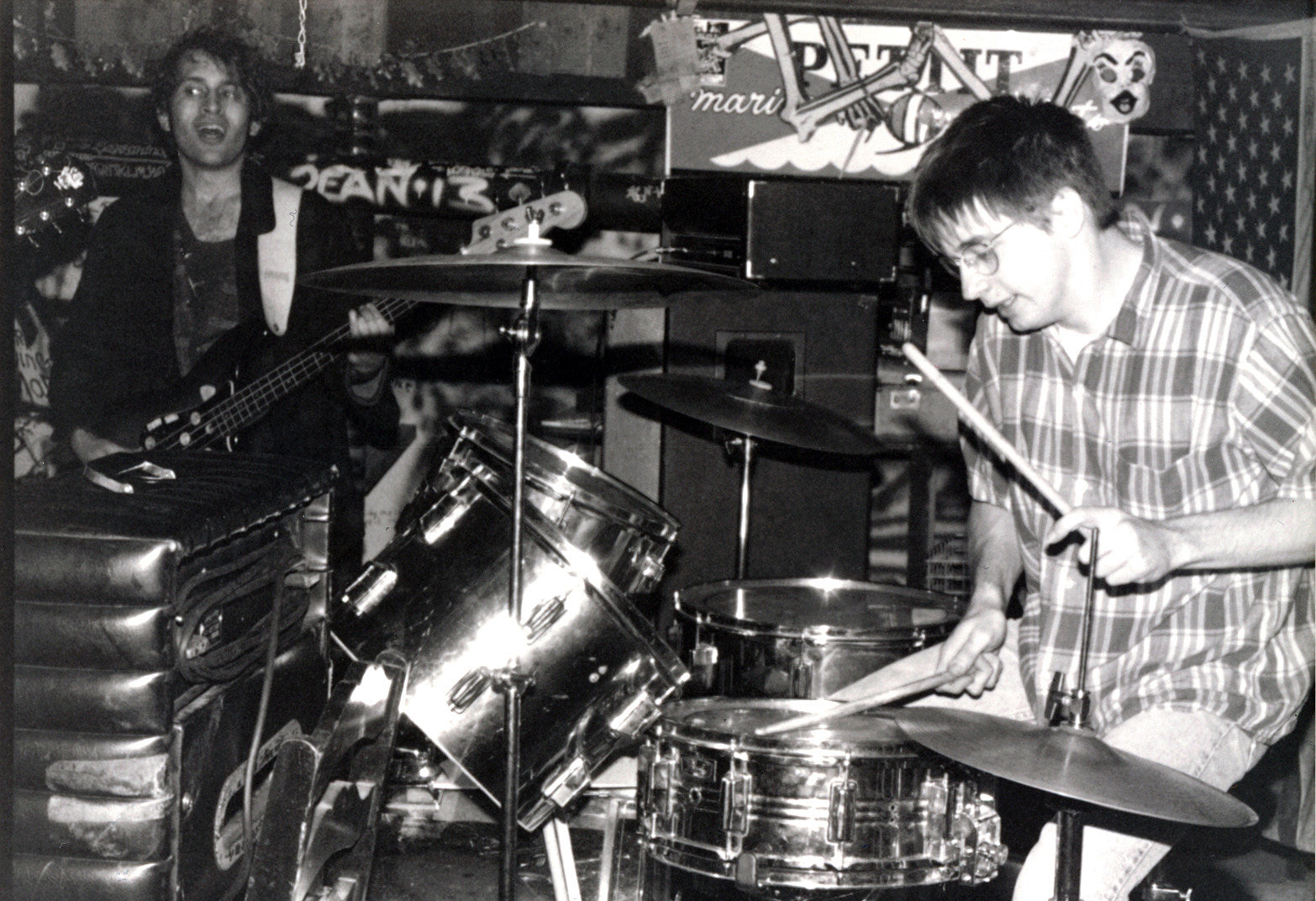 pics of Steve Shelley’s pre-Sonic Youth band The Crucifucks @ CT’s The Anthrax in 1984