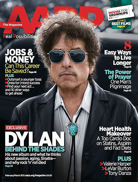 Bob Dylan grants interview to AARP Magazine, giving away 50,000 copies of new album to its subscribers