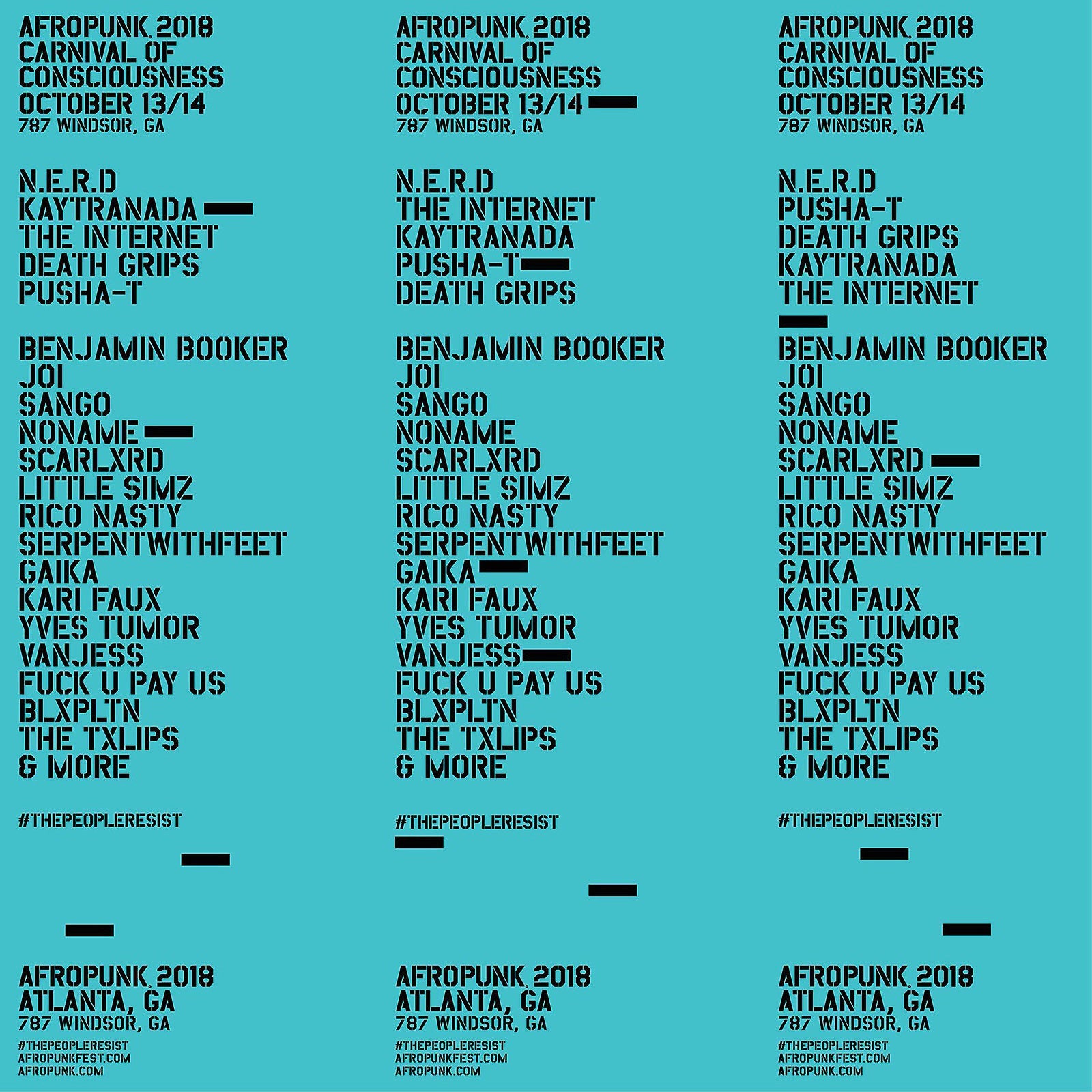 Afropunk Atlanta adds Death Grips, Pusha T, Kaytranada, Rico Nasty, more