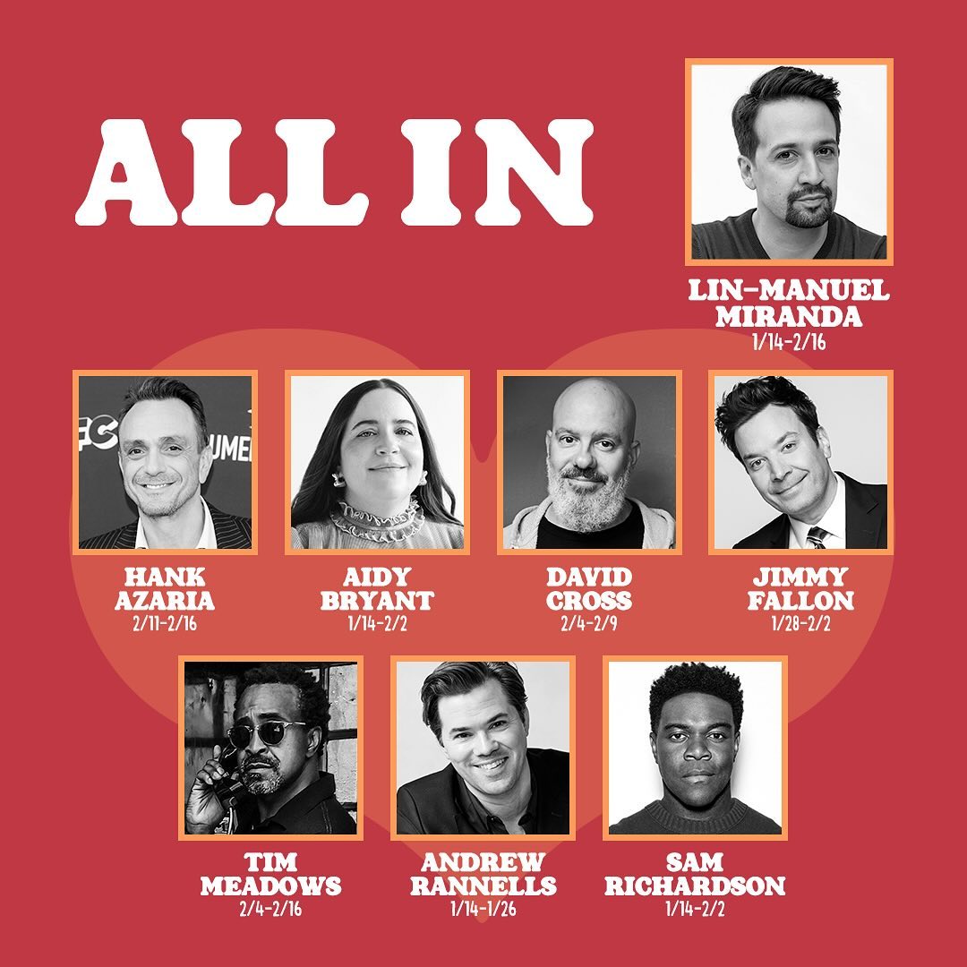 Aidy Bryant, Sam Richardson, David Cross, Hank Azaria & more added to rotating cast of ‘All In’ ft Magnetic Fields songs