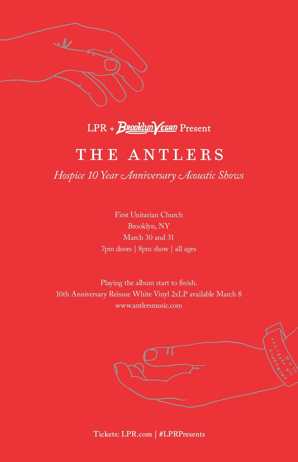 tickets for The Antlers’ ‘Hospice’ acoustic NYC shows on sale