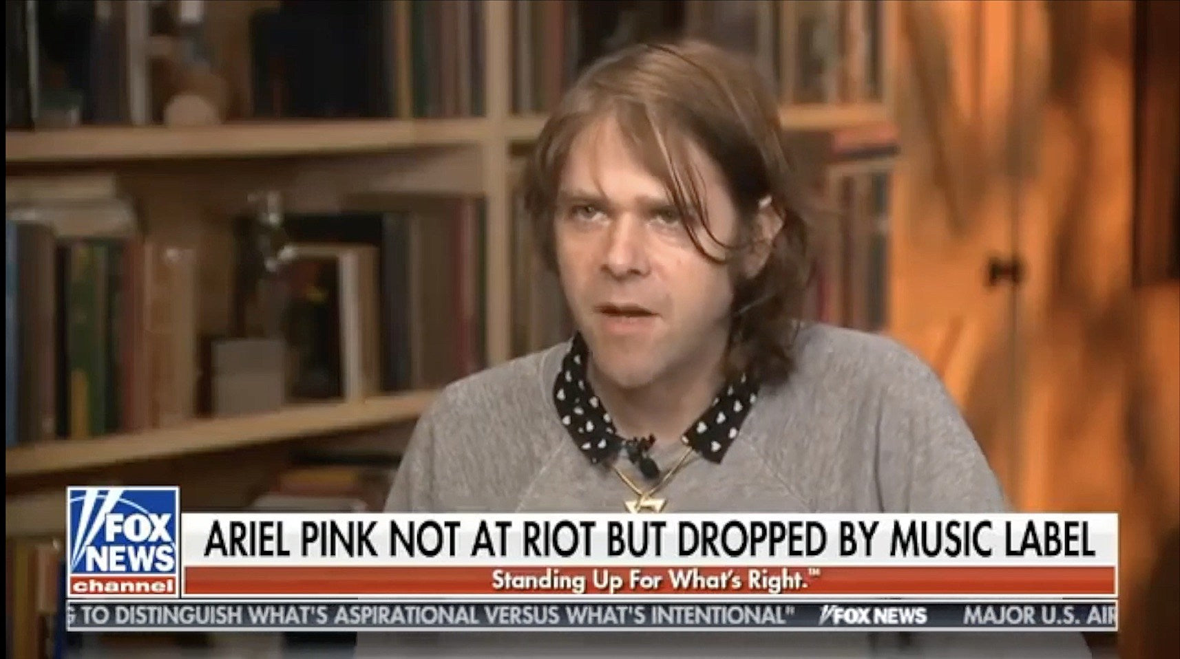 Ariel Pink went on Tucker Carlson’s show: “people are so mean”