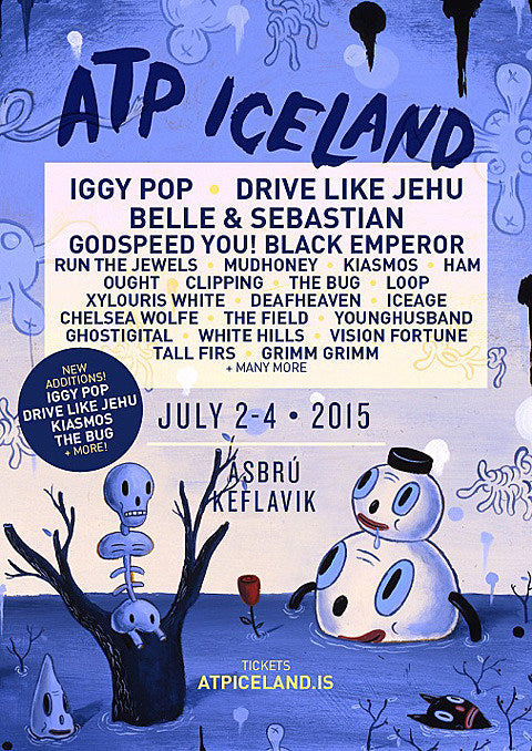Iggy Pop, Drive Like Jehu, Belle & Sebastian, Godspeed, Run the Jewels, Mudhoney & more playing 2015 ATP Iceland
