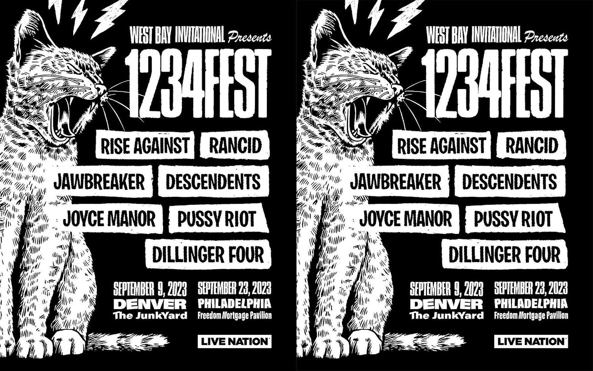 1234FEST w/ Rise Against, Rancid, Jawbreaker, more on BrooklynVegan Presale (password here)
