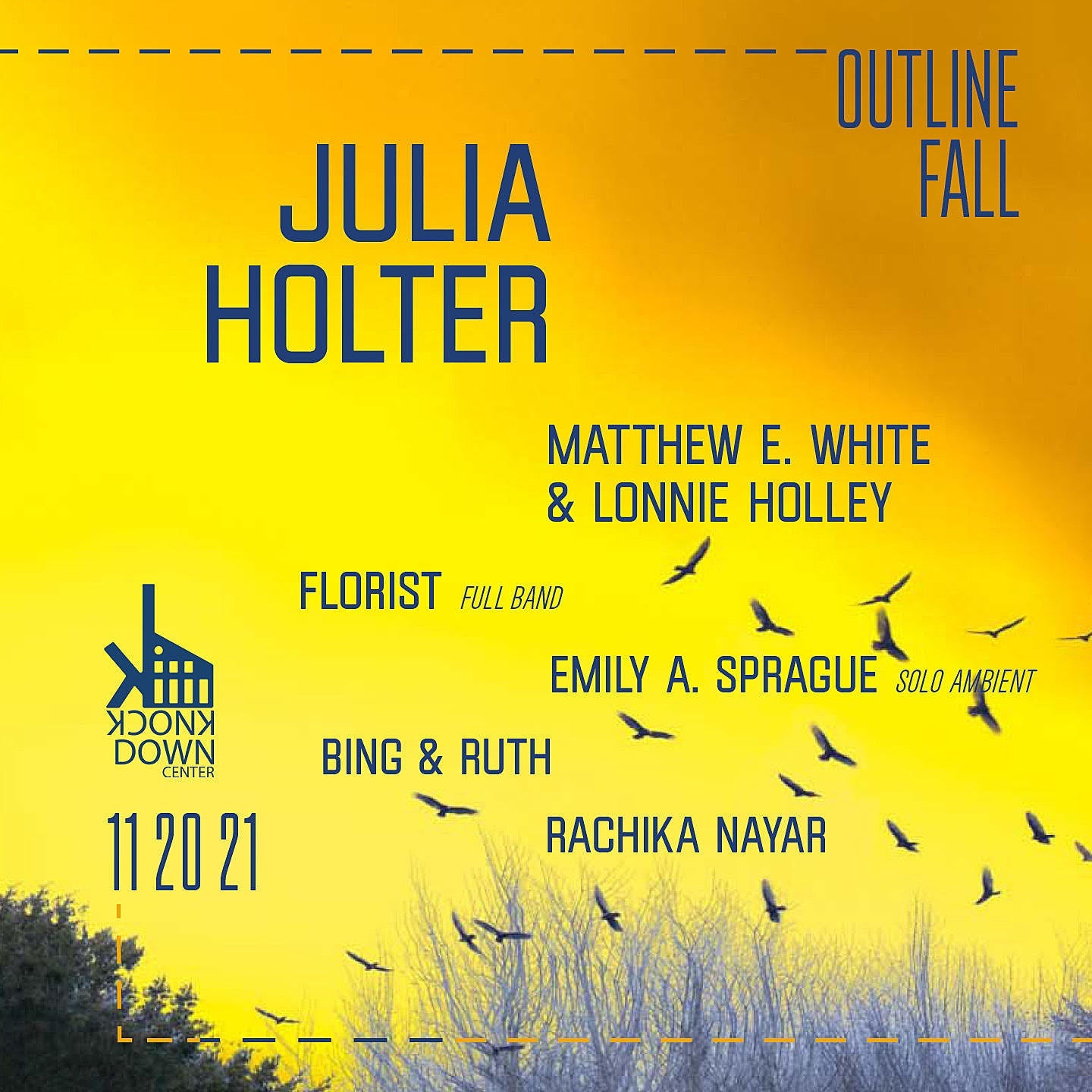 Julia Holter, Matthew E. White & Lonnie Holley, more playing Outline: Fall @ Knockdown Center