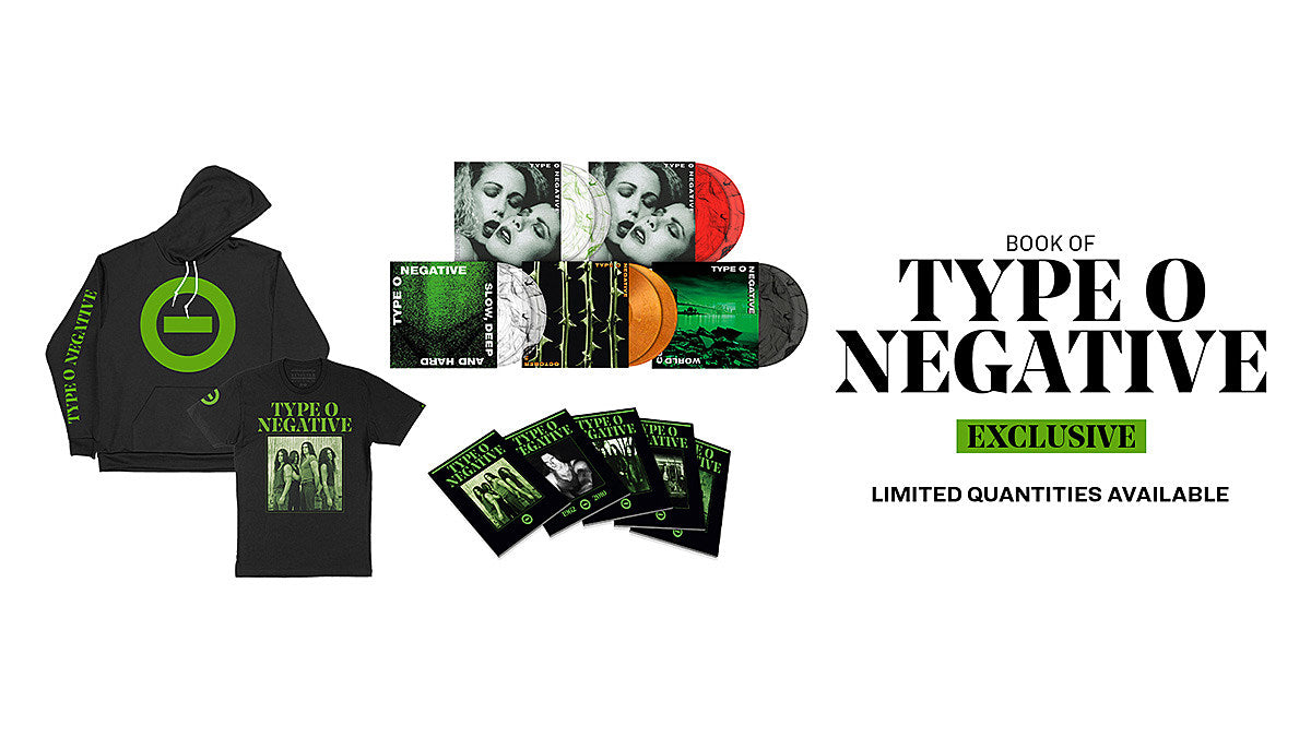 Type O Negative: special collector LPs, limited book, collections & more available to pre-order