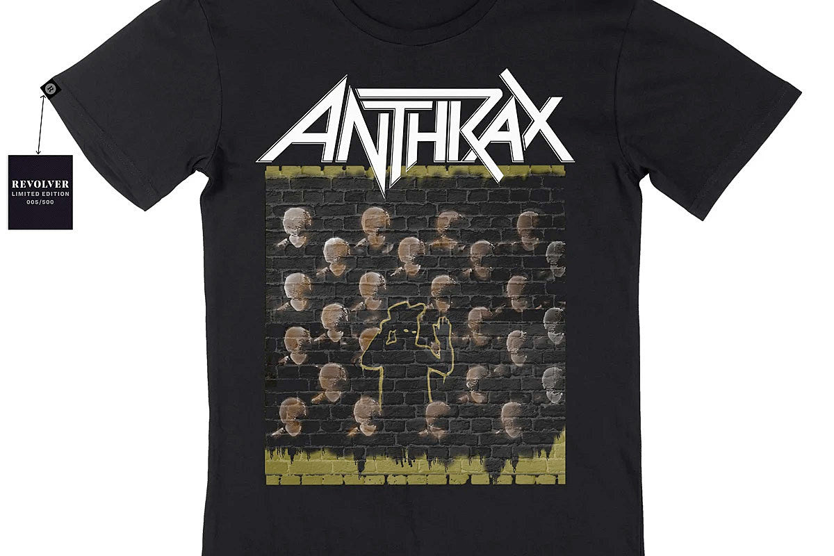 Limited Anthrax ‘Among the Living’ shirt by Charlie Benante, livestream event & interview by Chuck D