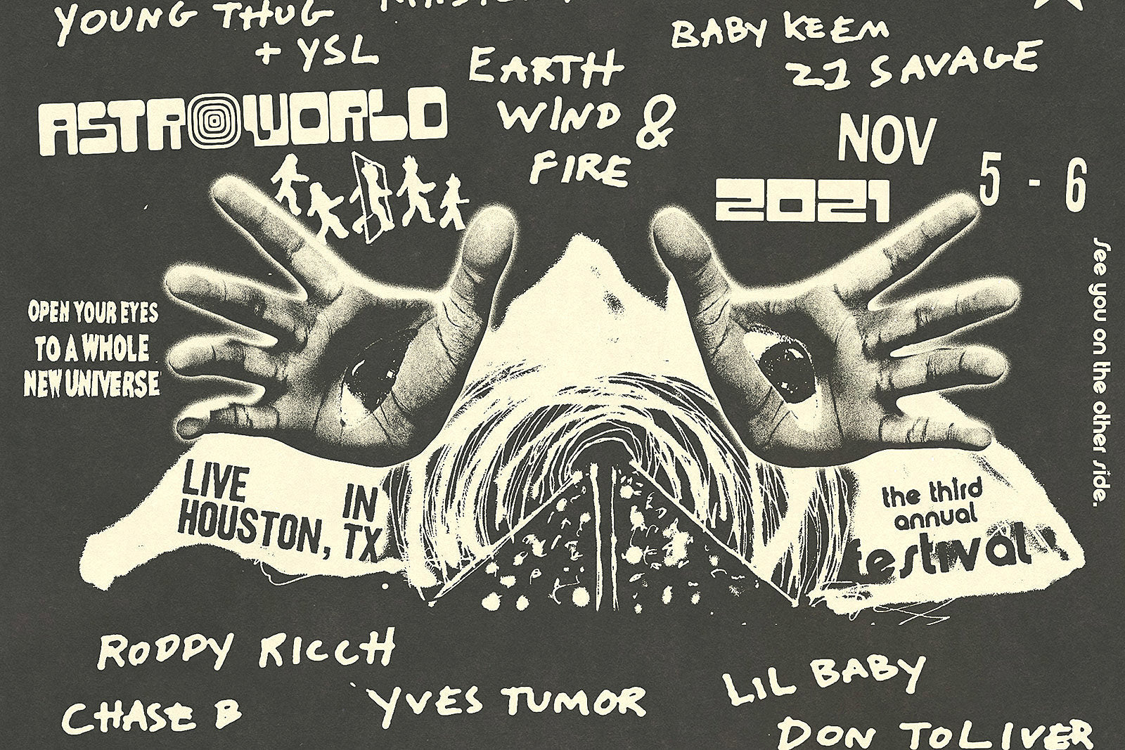 Astroworld Fest 2021 lineup: Travis Scott, Tame Impala, SZA, Bad Bunny, Earth Wind & Fire, more