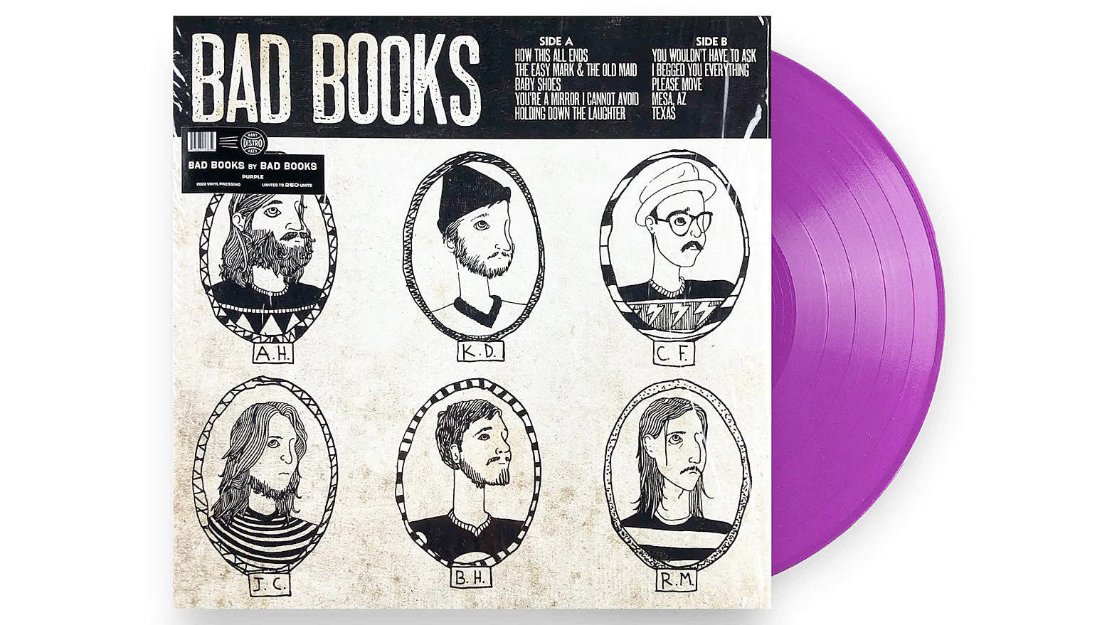 New exclusive vinyl: Bad Books’ (Manchester Orchestra, Kevin Devine) debut on purple