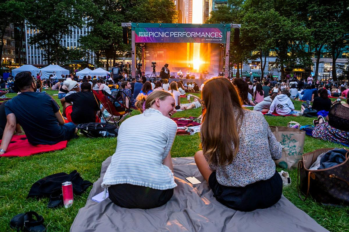 Bryant Park announces free 2023 Picnic Performances schedule