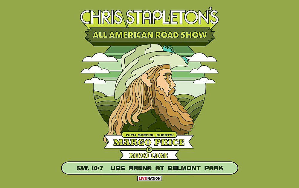 Chris Stapleton’s NY show @ UBS Arena on BrooklynVegan Presale (password here)
