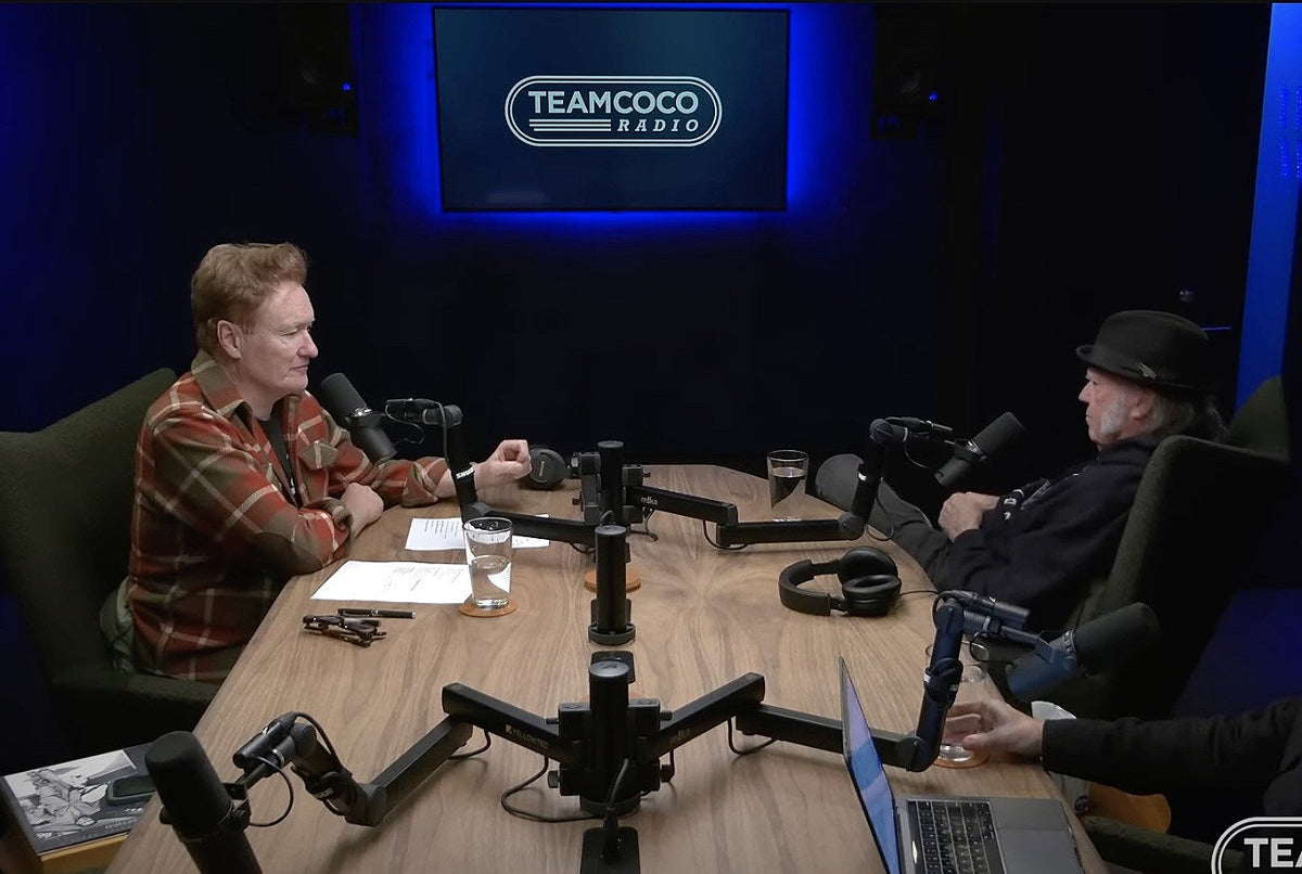 Watch Neil Young discuss his many television performances on Conan O’Brien’s radio show