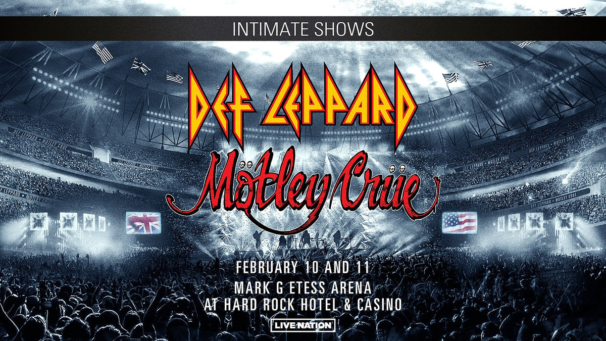 Def Leppard & Mötley Crüe announce Atlantic City, NJ shows
