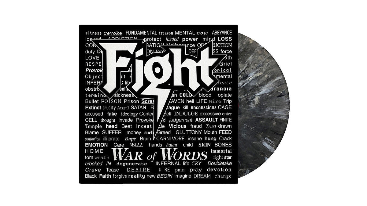Pre-order Fight’s (Rob Halford) ‘War of Words’ on marble vinyl, limited to 300 copies