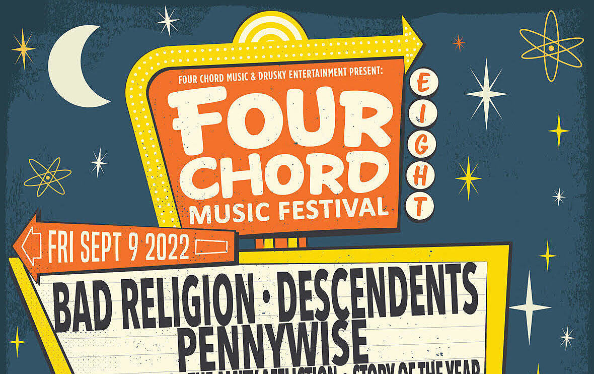 Four Chord Fest 2022 lineup: Bad Religion, Descendents, Jimmy Eat World & more