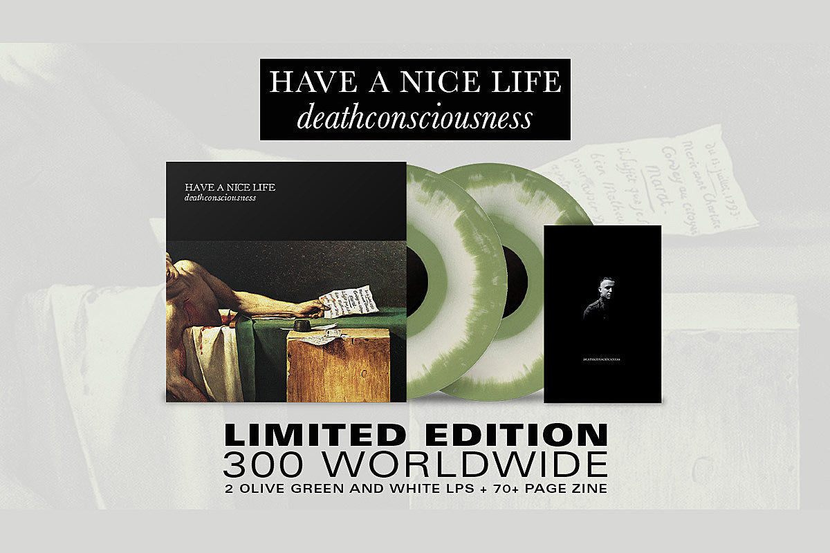 Order Have a Nice Life’s ‘Deathconsciousness’ now on exclusive green & white vinyl (limited to 300)
