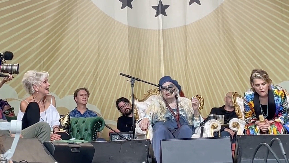 Watch Joni Mitchell give a rare, surprise performance at Newport Folk Festival